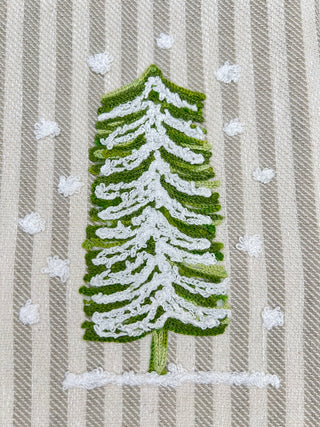 SNOWY CHRISTMAS TREE - POMELO KITCHEN TOWEL