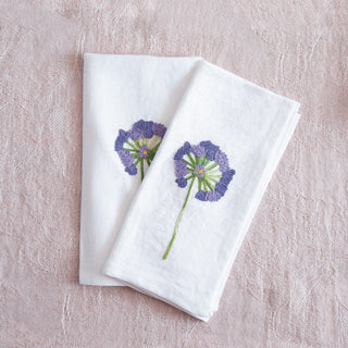 PRATO FIORITO - 2er Set bestickte Servietten