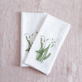 PRATO FIORITO - 2er Set bestickte Servietten