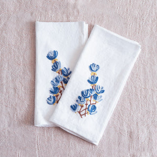 PRATO FIORITO - 2er Set bestickte Servietten