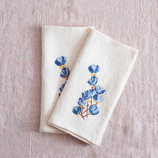 PRATO FIORITO - 2er Set bestickte Servietten