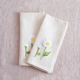 PRATO FIORITO - 2er Set bestickte Servietten