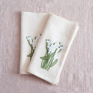 PRATO FIORITO - 2er Set bestickte Servietten