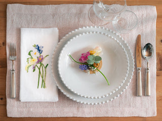 PRATO FIORITO - 2er Set bestickte Servietten