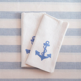 RIVIERA - 2er Set bestickte Servietten