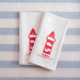 RIVIERA - 2er Set bestickte Servietten