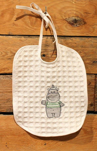 BIB WITH EMBROIDERY - SAILOR HIPPO