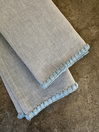 ZODIACO TOWELS - FLORENCE STITCH TONE ON TONE