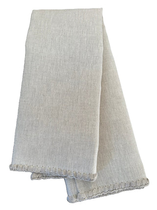 ZODIACO TOWELS - FLORENCE STITCH TONE ON TONE