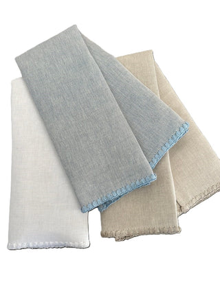 ZODIACO TOWELS - FLORENCE STITCH TONE ON TONE