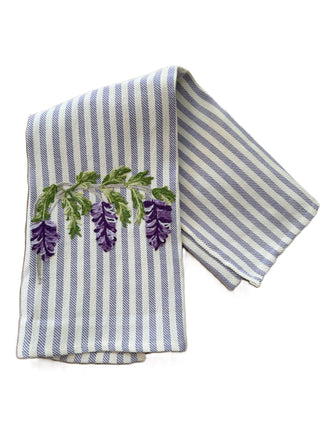 WISTERIA - EMBROIDERED KITCHEN TOWEL