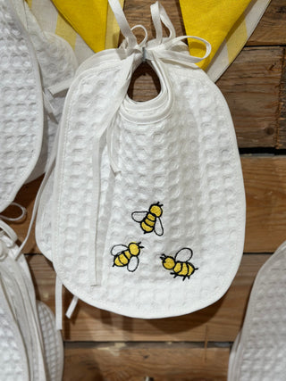 BIB WITH EMBROIDERY - BEES