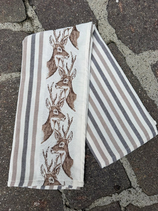GESCHIRRTUCH "RIGA" HIRSCHE - 100% BAUMWOLLE
