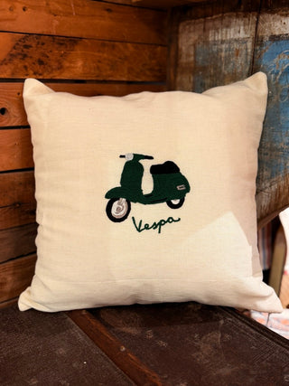 CUSCINO RICAMATO - VESPA