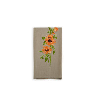ORANGE FLOWERS - TIMO KITCHEN TOWEL