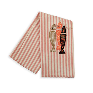 FISH ON THE HOOK- KITCHEN TOWEL POMELO