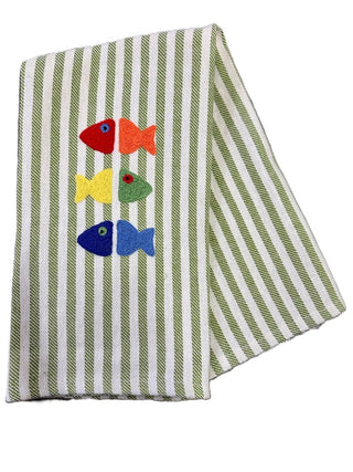 Three coloured Fish - Dish Towel Pomelo (Outlet)