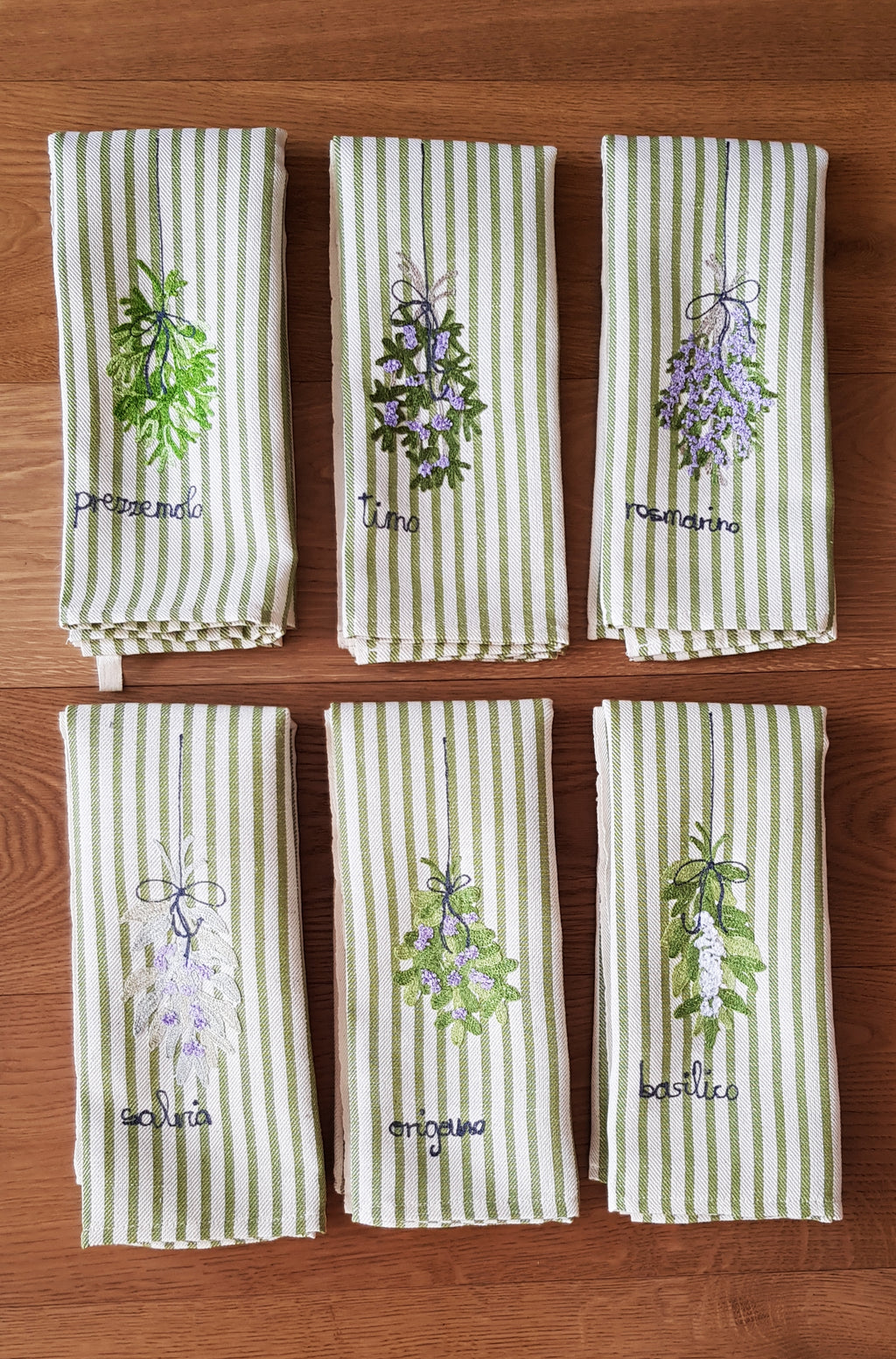 ITALIAN HERBS - Kitchen Towels