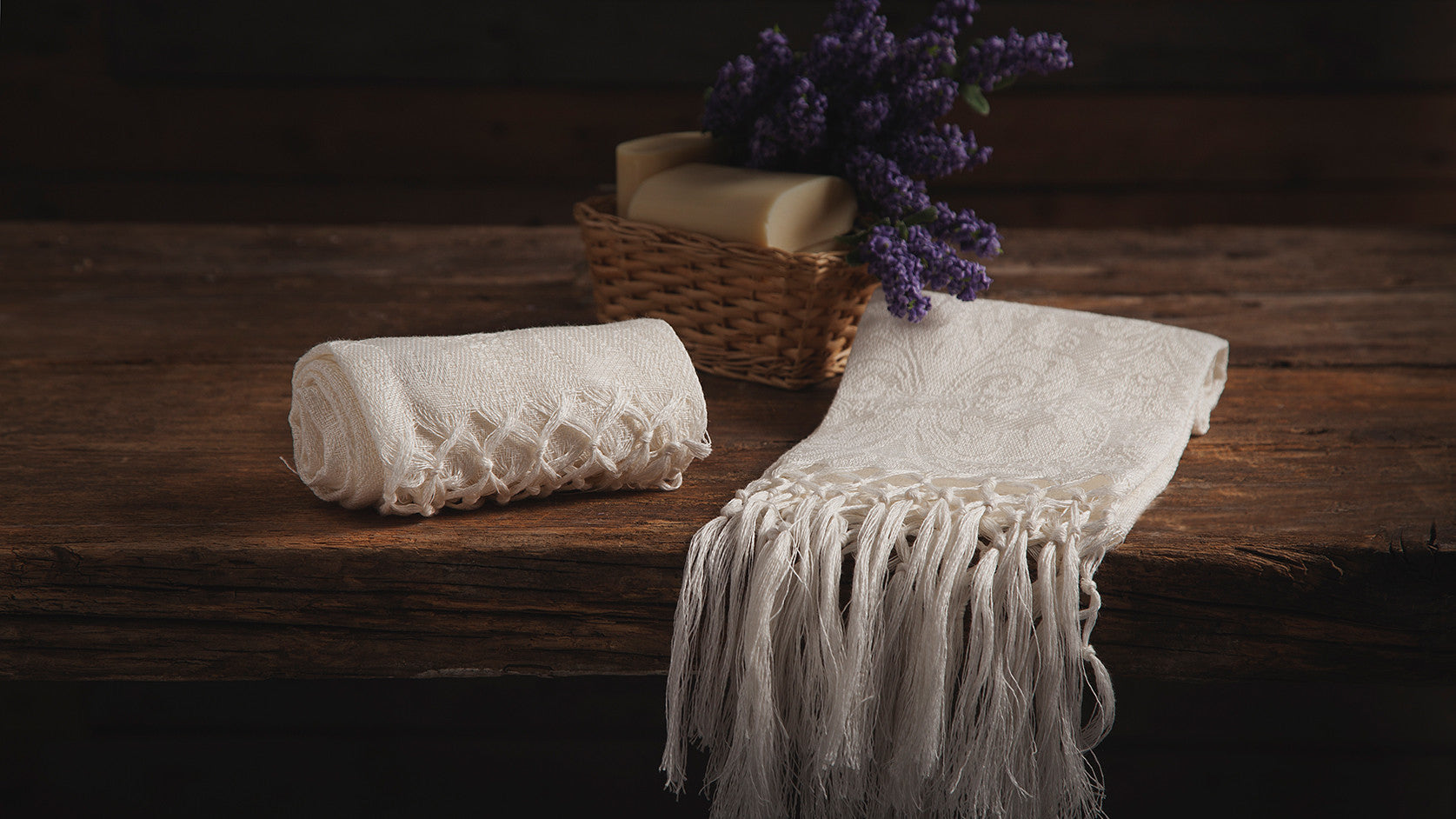 Busatti Zodiaco Linen Cotton Small Italian Hand Towel, Hand