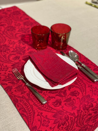 DONNA DI COPPE BICOLORE CHRISTMAS RED / LONG PLACEMAT
