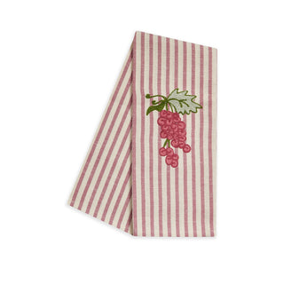 GRAPES - EMBROIDERED KITCHEN TOWEL