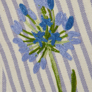 BLUE FLOWER - EMBROIDERED KITCHEN TOWEL
