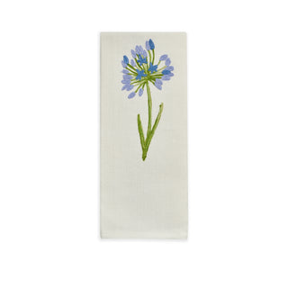 BLUE FLOWER - EMBROIDERED KITCHEN TOWEL