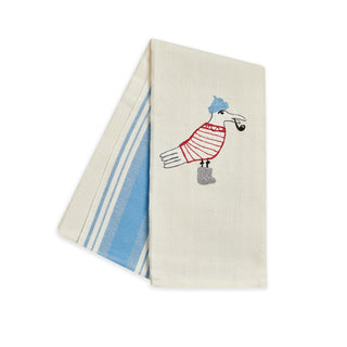 SEAGULL WITH PIPE - Due Fragole Kitchen Towel