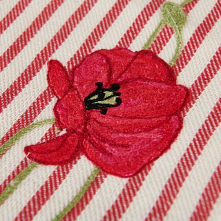 POPPIES - EMBROIDERED KITCHEN TOWEL