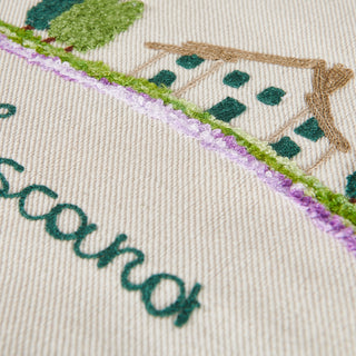 TUSCAN COUNTRY HOUSE - EMBROIDERED KITCHEN TOWEL