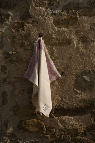 KARMA - Guest towel with short fringe
