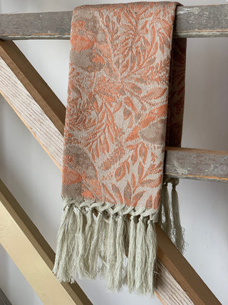 GOLDFINCH (CARDELLINO) TOWEL WITH FRINGE