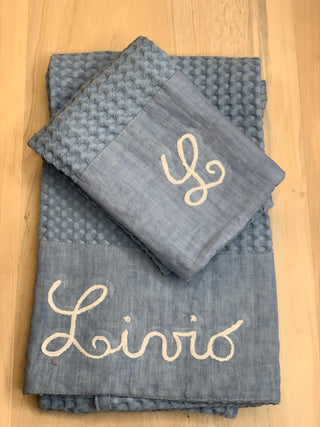 BESPOKE BATH TOWEL FOR KIDS - Soft Waffle fabric